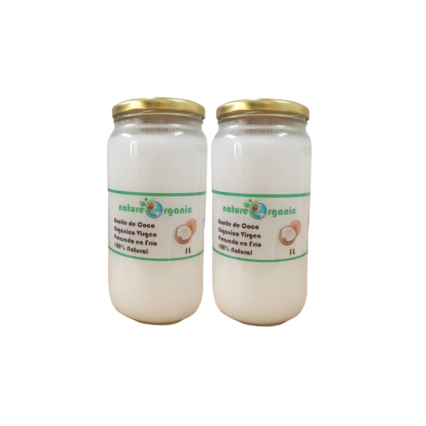 Aceite de coco Nature Organic 2 frascos litro