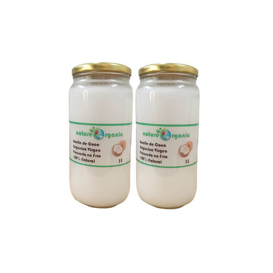 Aceite de coco Nature Organic 2 frascos litro